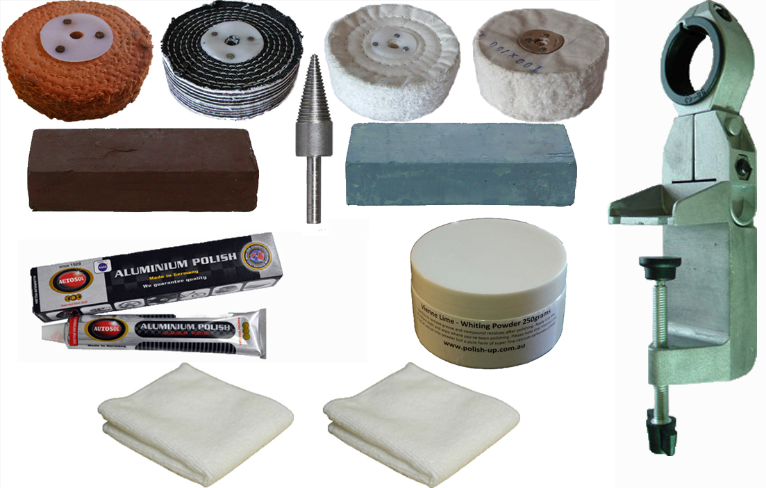 Alloy Cut & Polish Kit With Drill Mount Polishup