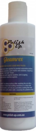 Gleamrex Liquid Wax Protect Paint Fibreglass 250ml