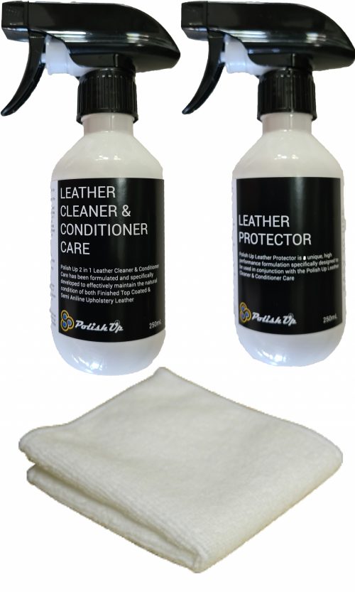 Leather Care Kit With Cloth