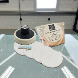 Glass Polishing Kit 75mm Backing Pad Velcro 2.