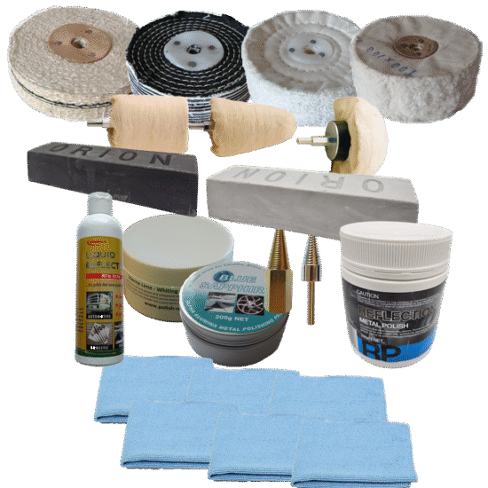 Motorcycle Frame & Swinging Arm Polishing Kit