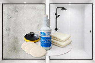 Shower Screen Kit 125mm M14 backing pad