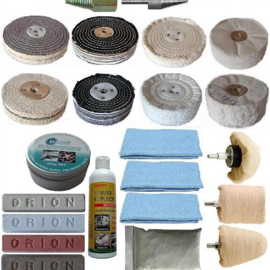 Steel Polishing kit For Polisher Drill  33886 2