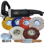9 pce Aiflow set 200mm 1500Watt Polisher