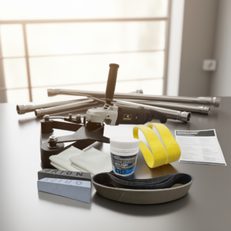 Shumba Pipe Sander Polisher Trizact Kit 1