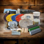 250mm Truck Airflow Metal Polishing Kit With Barrel Polisher 1