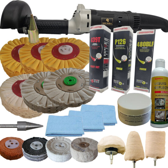 178mm Alloy & Stainless Steel Polishing Kit With Menzerna Compounds