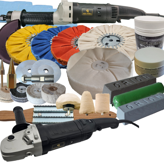 250mm Truck Airflow Metal Polishing Kit With Two Polishers