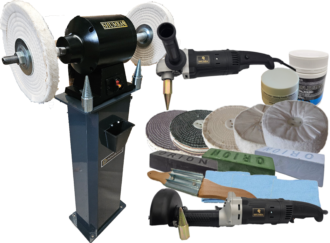 1500 Polisher on Pedistal Barrel & Polisher