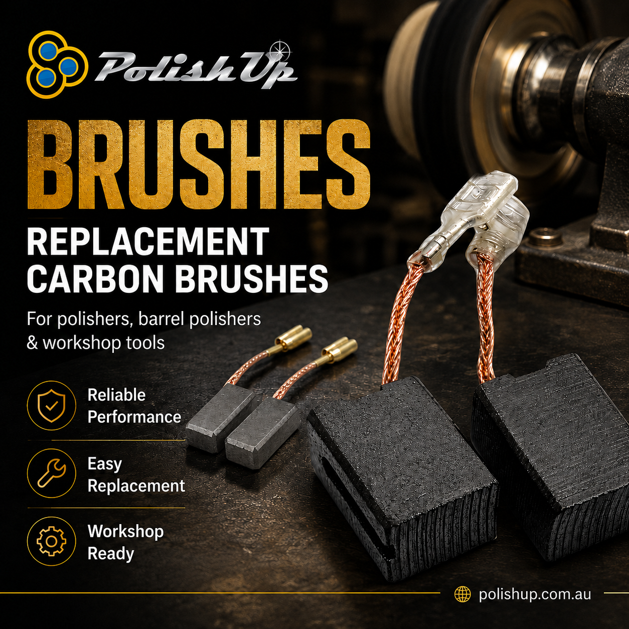 Replacement carbon brushes