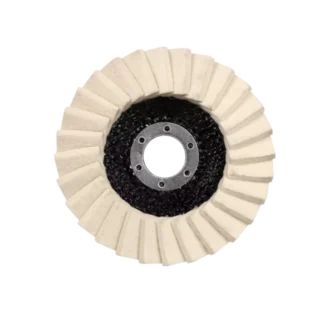 smooth flawless shine wool polishing wheel ridged