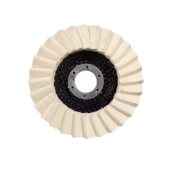 smooth flawless shine wool polishing wheel ridged