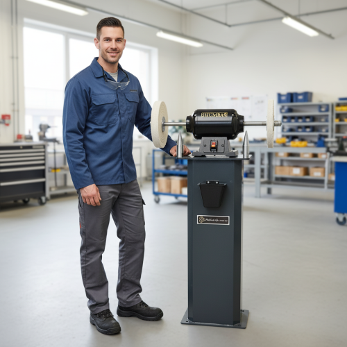 750 Watt bench Polisher On Pedestal