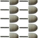 20mm Felt Polishing Point With 3mm Shaft 10 Pack 223685334280