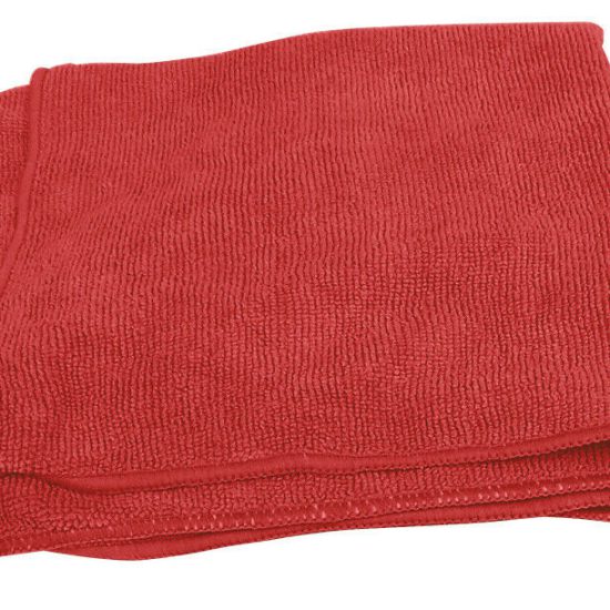 Red Microfibre Polishing Cloth 163888092091