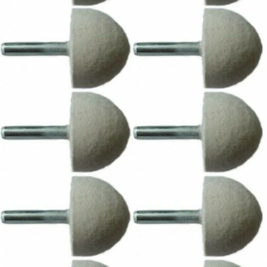 40mm Felt Polishing Point With 6mm Shaft 10 Pack 323931746347